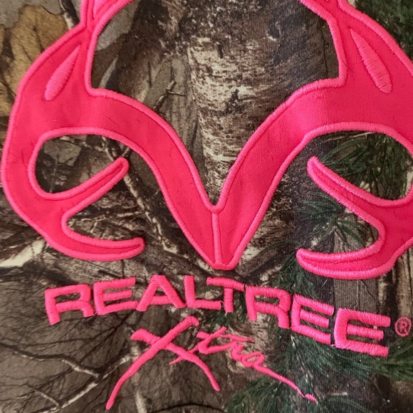 Realtree and Mossy Oak Women's Performance Camo Pullover Hoodie size X-Large - Picture 8 of 9